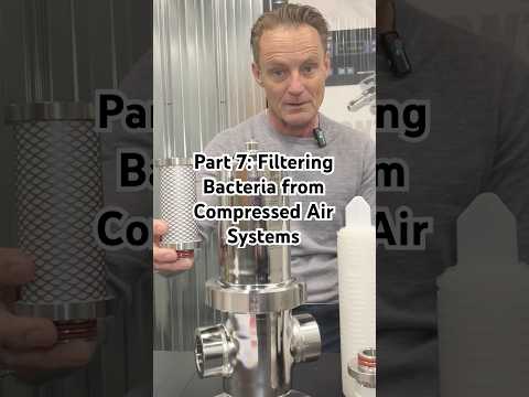 Remove bacteria from compressed air systems with our #ultrafilter sterile filters #aircompressor