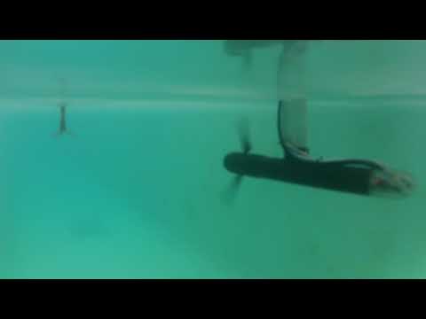 Axial-flow turbine tested at low blockage