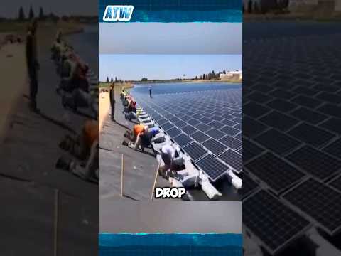 Innovative Floating Solar Power Station—Watch the Incredible Launch!