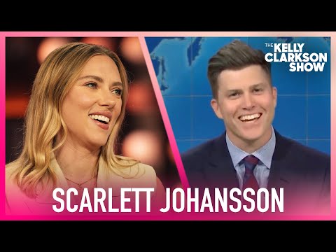 Scarlett Johansson &#039;Blacked Out&#039; During Colin Jost&#039;s &#039;SNL&#039; Joke Swap