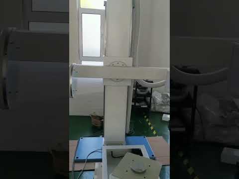 Real shot of industrial non-destructive testing X-ray machine factory