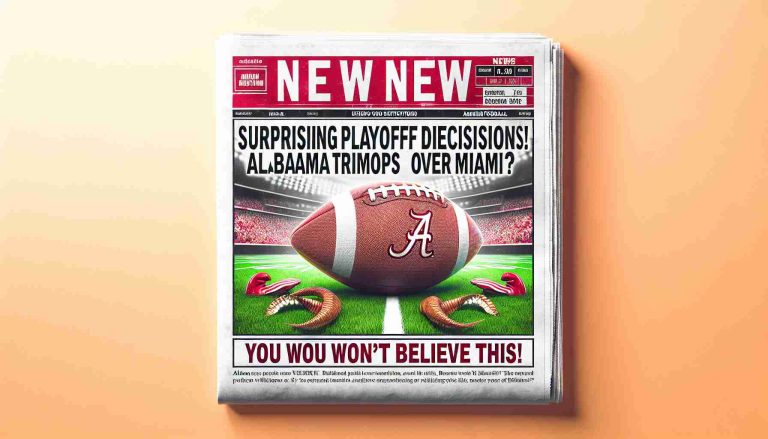 Surprising Playoff Decisions! Alabama over Miami? You Won’t Believe This