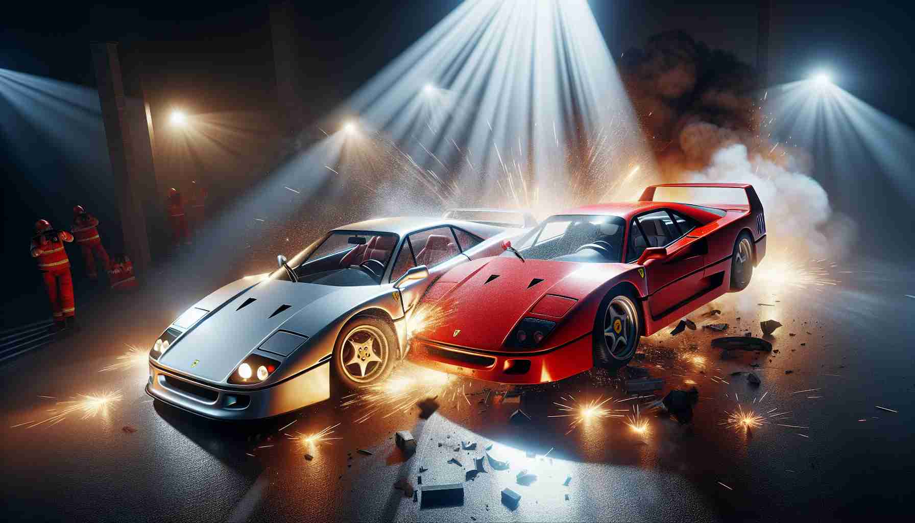 Shocking Crashes: Ferrari F40s in the Spotlight Shocking Crashes: Ferrari F40s in the Spotlight
