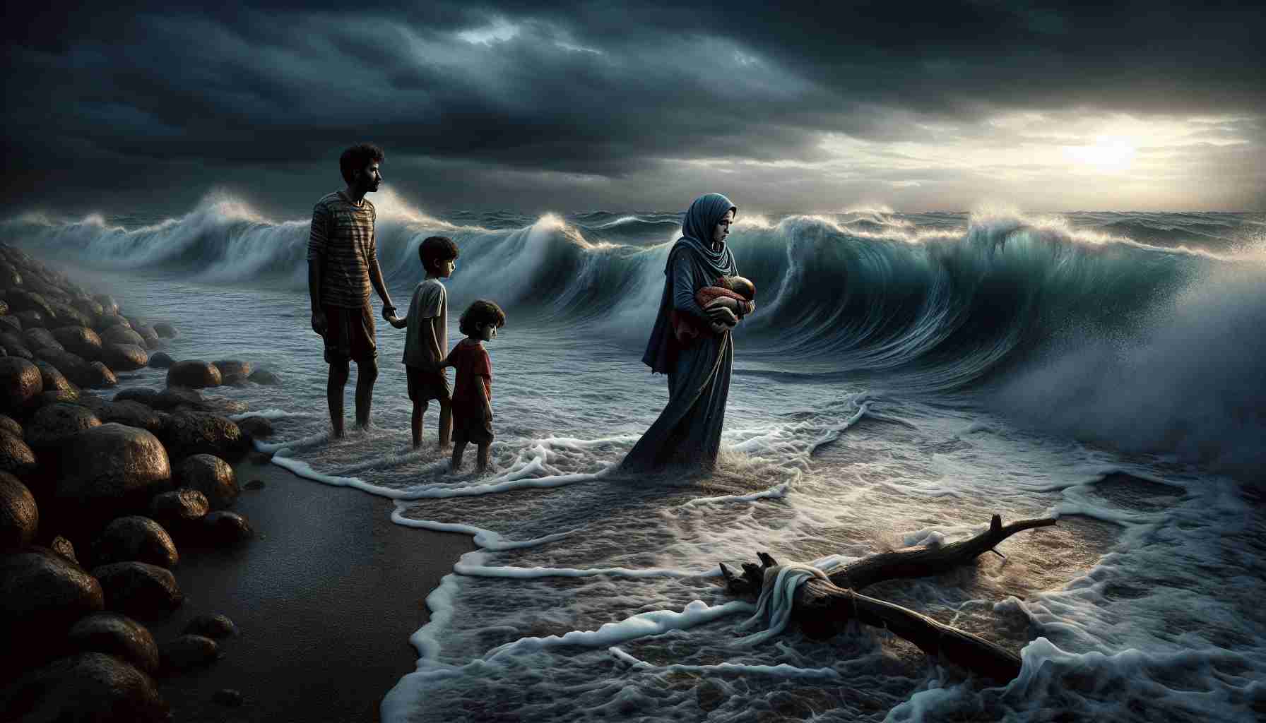 Tragedy Strikes a Family Seeking Refuge. A Mother Lost to the Sea Tragedy Strikes a Family Seeking Refuge. A Mother Lost to the Sea