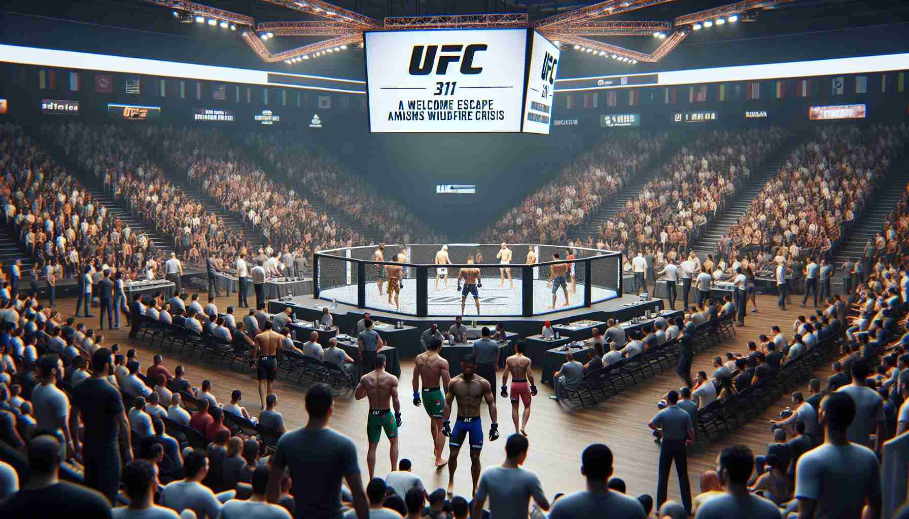 UFC 311: A Welcome Escape Amidst Wildfire Crisis UFC 311: A Welcome Escape Amidst Wildfire Crisis