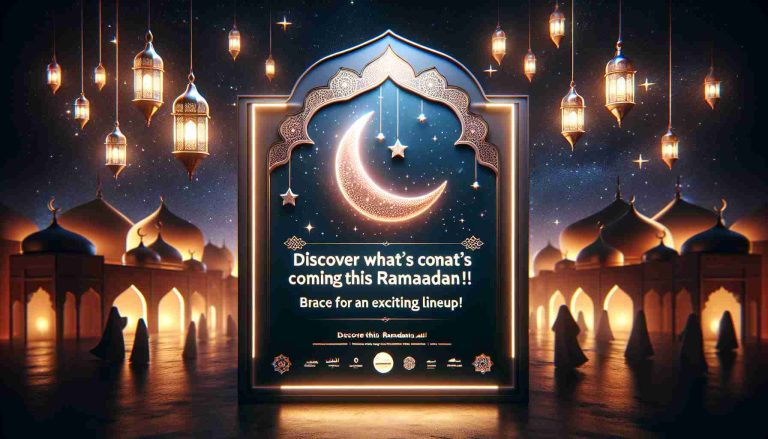 Entdecken Sie, was in diesem Ramadan kommt! Machen Sie sich bereit für ein aufregendes Programm