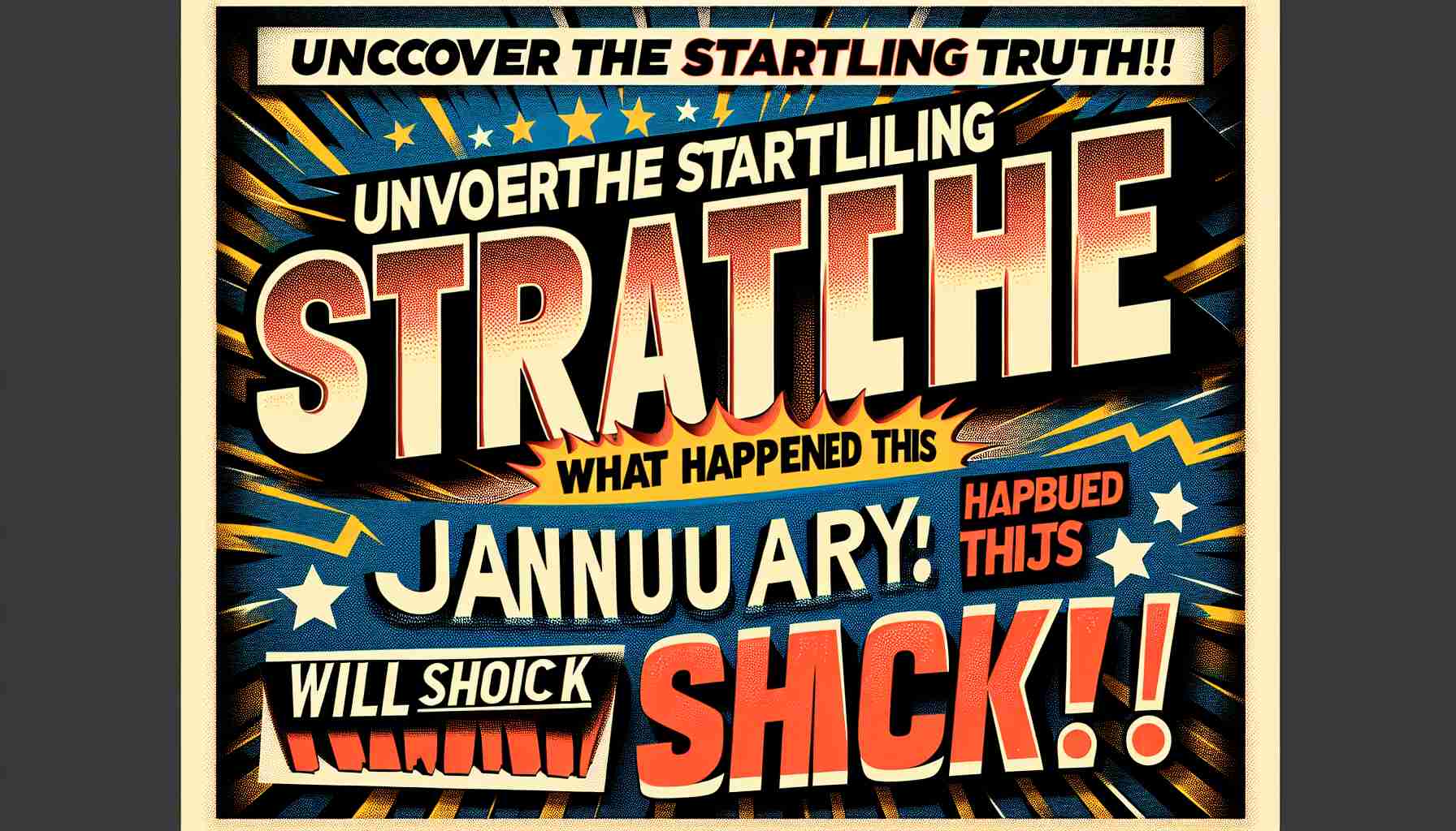 Uncover the Startling Truth! What Happened This January Will Shock You Uncover the Startling Truth! What Happened This January Will Shock You