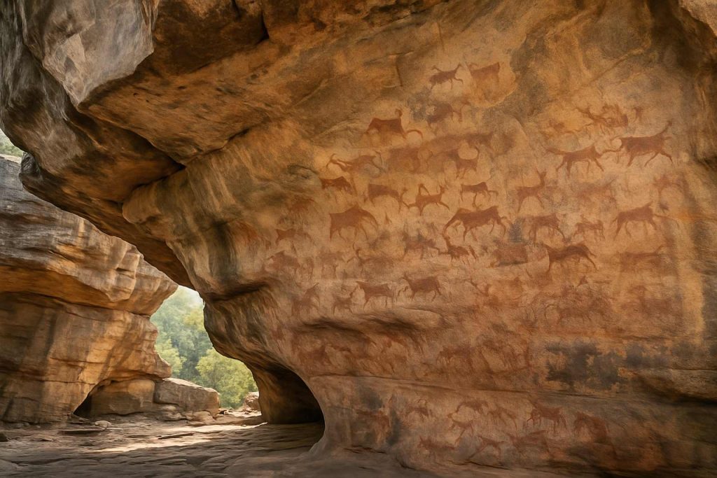 Bhimbetka Rock Shelters: Unveiling India’s Prehistoric Art & Mysteries (2025) Bhimbetka Rock Shelters: Unveiling India’s Prehistoric Art & Mysteries (2025)